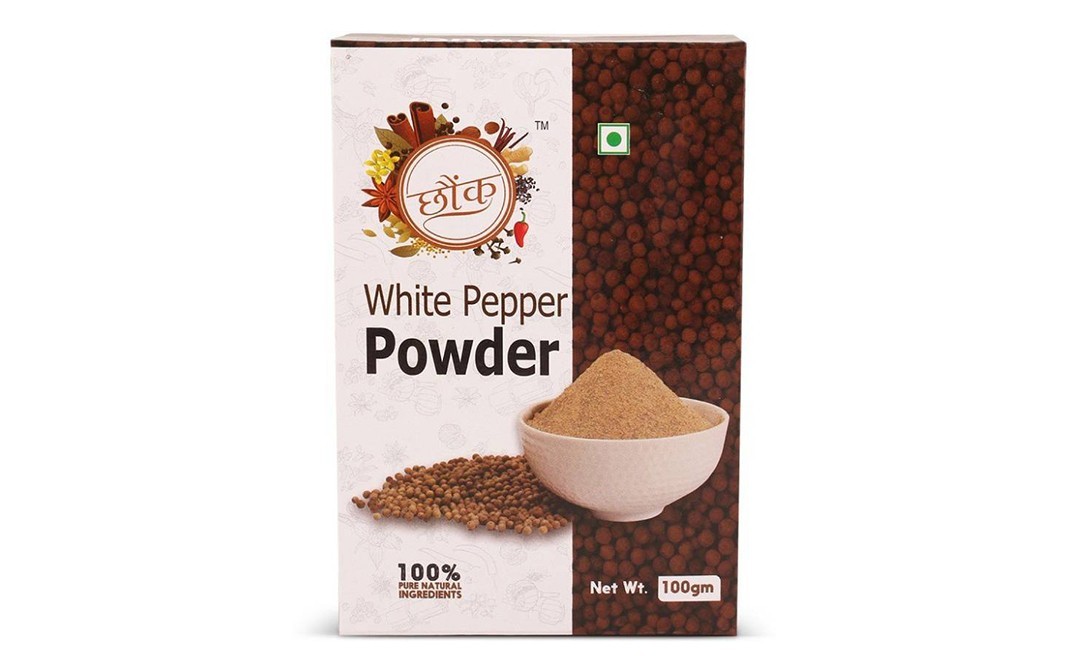 Chounk White Pepper Powder    Box  100 grams